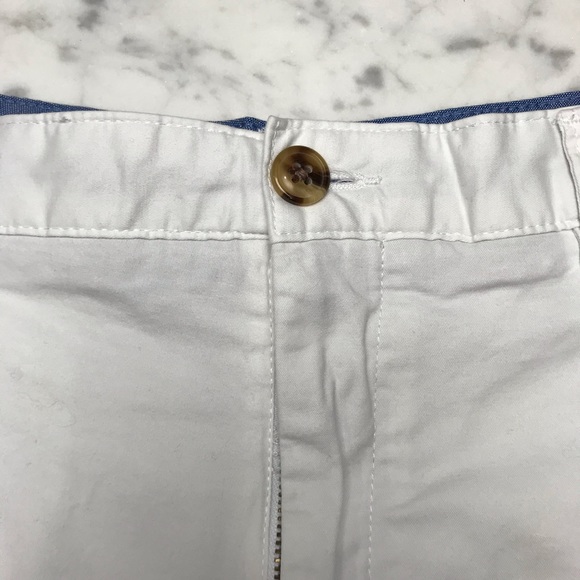 Club Room White Khaki Chino Flat Front Shorts 38 - Picture 4 of 9